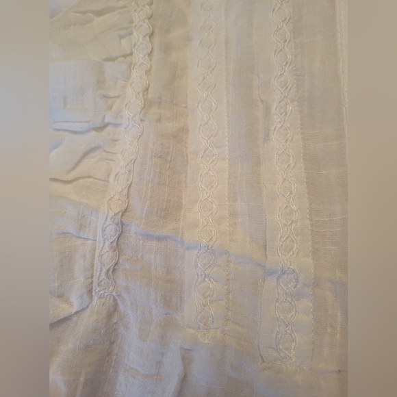 Max Studio White Ruffle Blouse - Picture 2 of 15